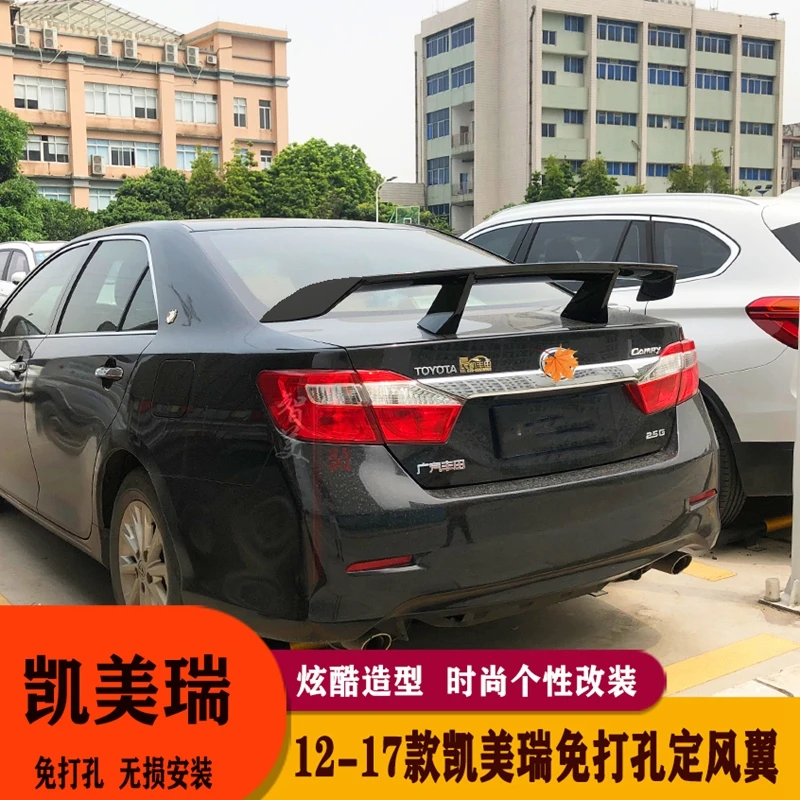 Высококачественный задний спойлер Неокрашенный из АБС-пластика для Toyota Camry 2011-2018