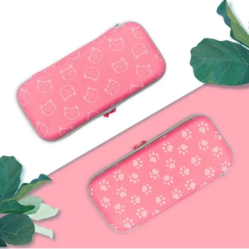 

Nintend Switch Cute Pink Storage Bag NS Portable Travel Protective bag for Nintendo Switch Console and Accessories Clat Claw