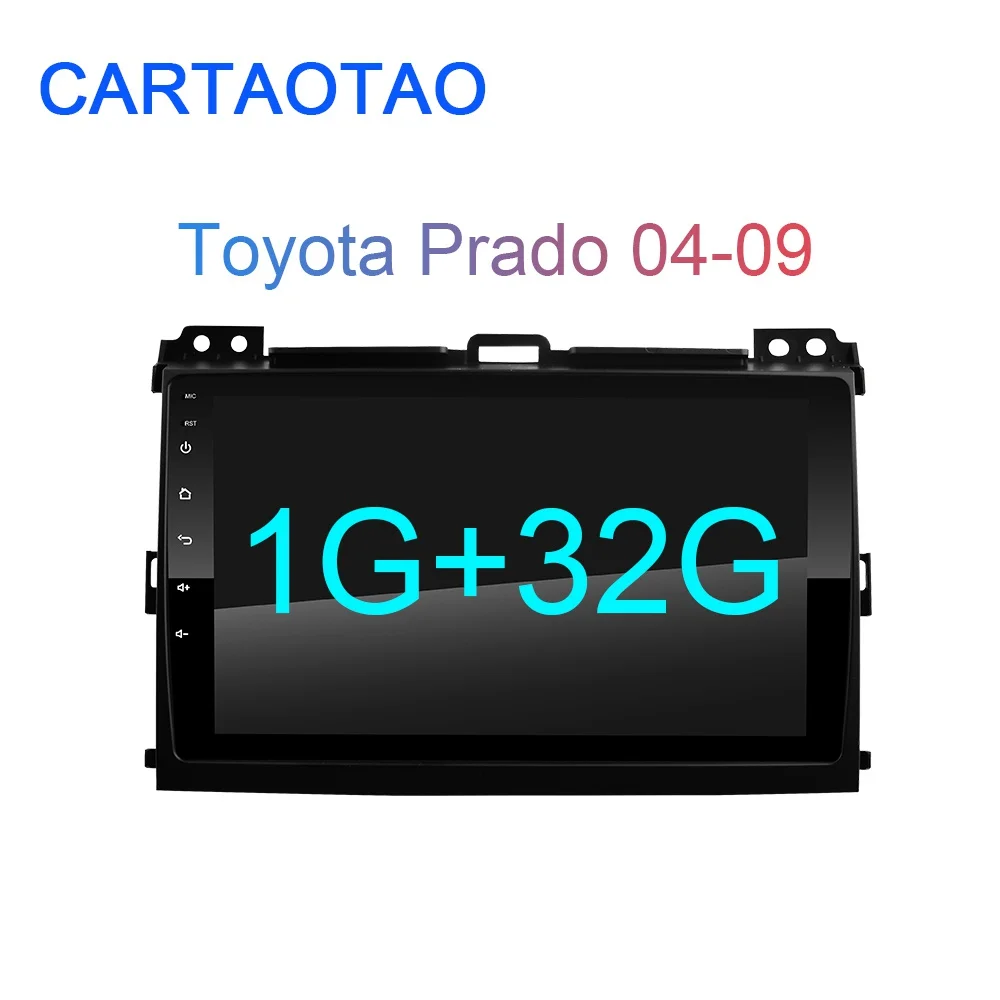 1G-32G 2G+ 32G " 2din Android 8,1 GO Автомобильный DVD плеер для Toyota Land Cruiser Prado 120 2004-2009 Автомобильный Радио gps навигация wifi плеер - Цвет: 1G-32G