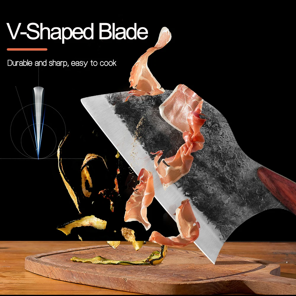 5cr15不锈钢红花梨木7寸锻打菜刀详情 (4)