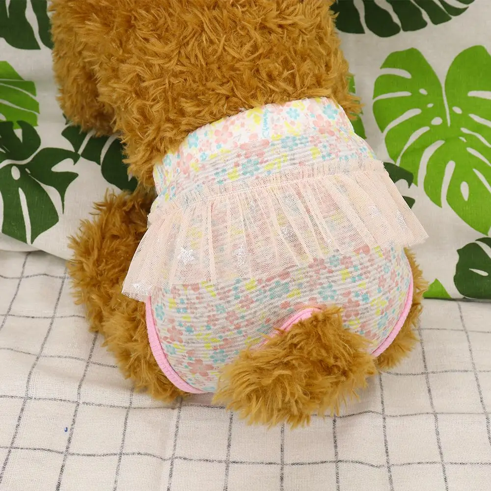 Reusable Dog Diaper Pant Physiological Pants Washable Female Girl Dogs Shorts Pants Absorbent Pets Underwear Sanitary Panties