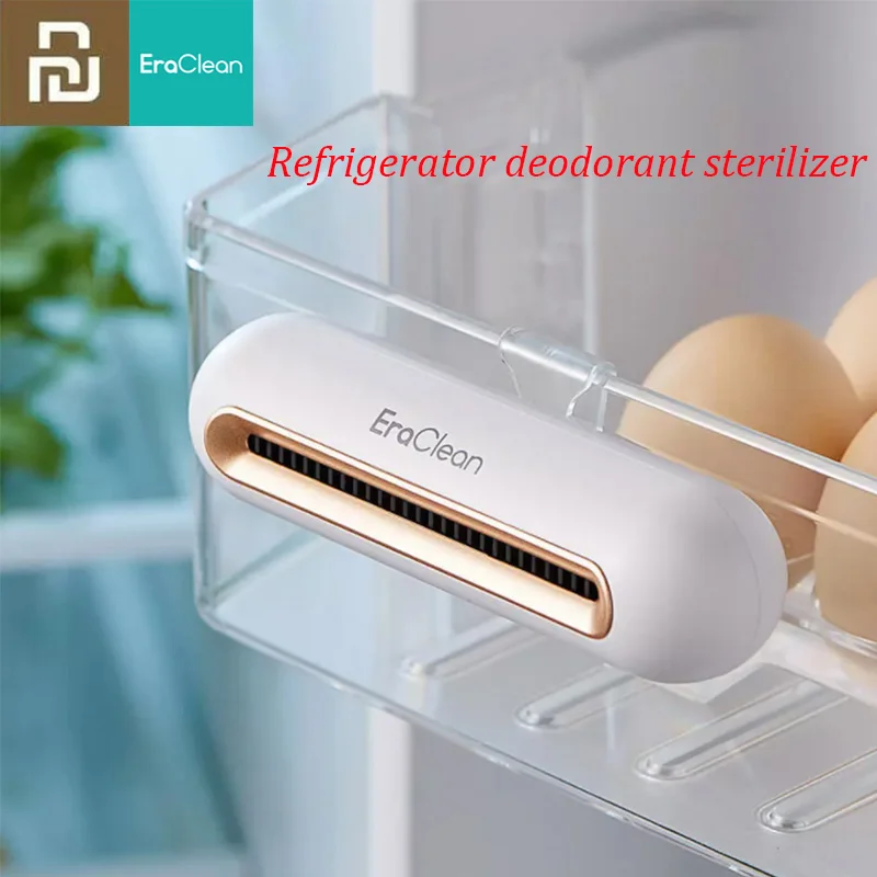Youpin-Esterilizador desodorizante para el hogar, refrigerador de oficina, EraClean, purificador de ozono para mantener la frescura, recargable, desodorante