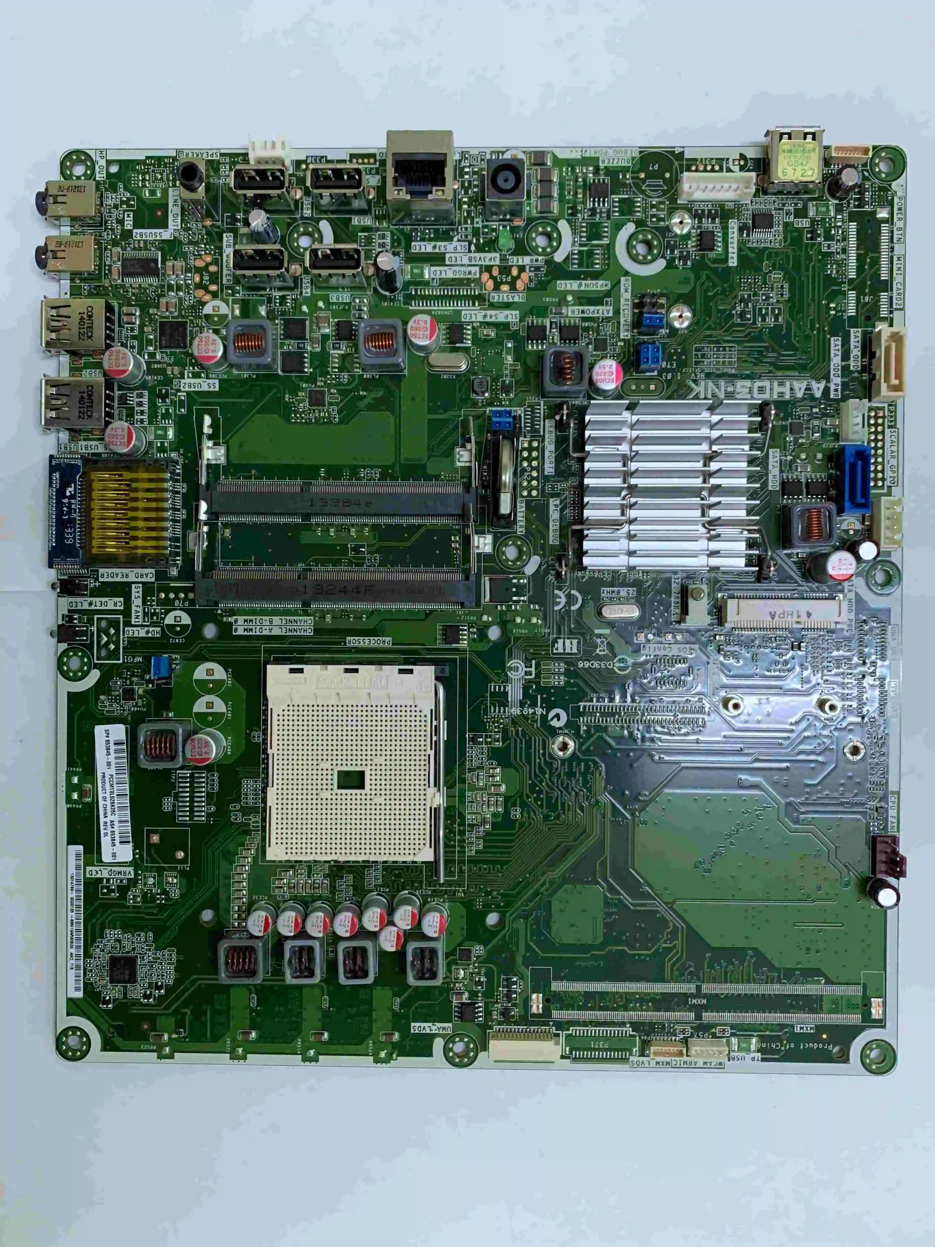 para hp Touchsmart 3201030 320-1050 Fm1 Amd Placa-mãe 653845001 Aahd3-nk Novo