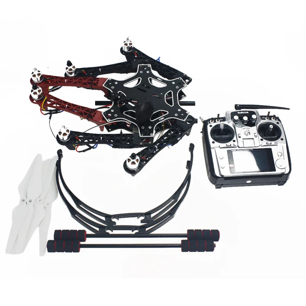 

Hot RC Aircraft Hexacopter Helicopter ARF Drone with AT10 TX/RX 550 Frame GPS APM2.8 Flight Controller No Battery F05114-AR