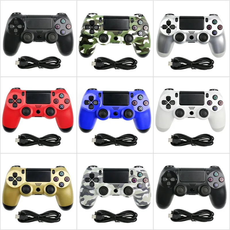 

PS4 Handle of Wired Game Console Daulshock4 Handle Four Generations PS4 Handle Compatible Computer Pc Controller