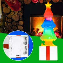 Светодиодный светильник с эффектом пламени, Ночной светильник, USB, 3D светодиодный светильник для рождественской елки, Подарочный светильник, светодиодный светильник, RGB, динамическая Мерцающая лампа