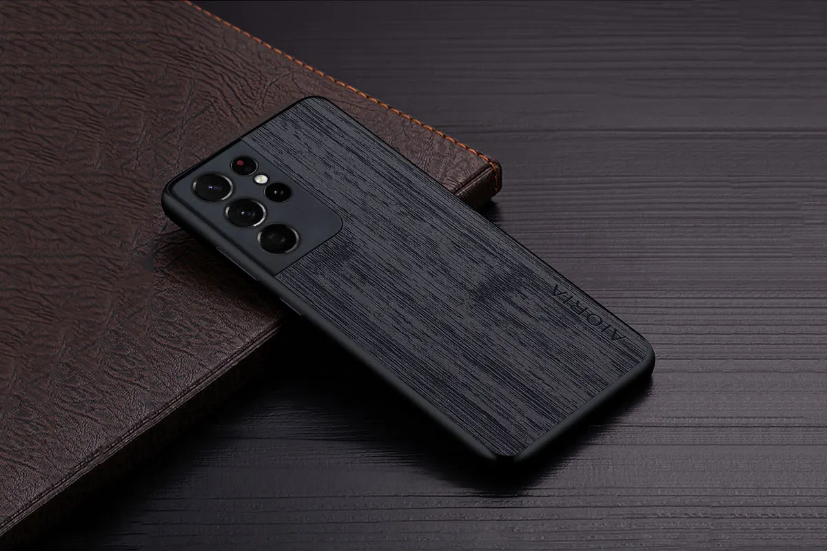 Galaxy S20 FE 5G wallet Cases Case for Samsung Galaxy S21 Ultra Plus FE 5G funda bamboo wood pattern Leather cover Luxury coque for galaxy s21 ultra case capa Galaxy S20 FE 5G leather Cases