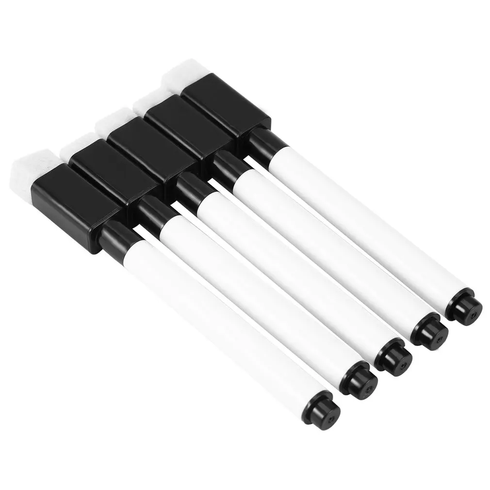 5 шт./компл. Совершенно новая белая доска ручка стираемые сухие маркеры для белой