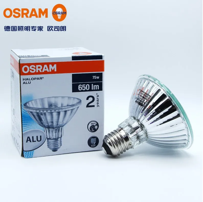 

OSRAM 64841SP 75W PAR30 230V E27/ES Spot 10 degree , OSRAM HALOPAR 30 64841 SP halogen lamp,