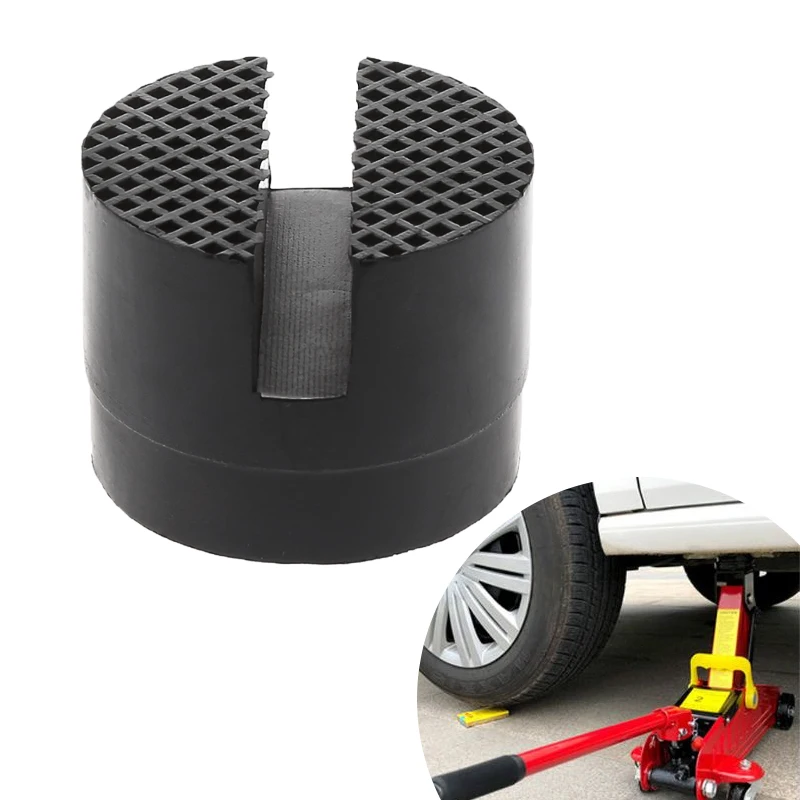 

Car Rubber Support Block For Automobile General Jack Protector Adapter Pad Tool Floor Slotted For Pinch Weld Side Lifting Disk
