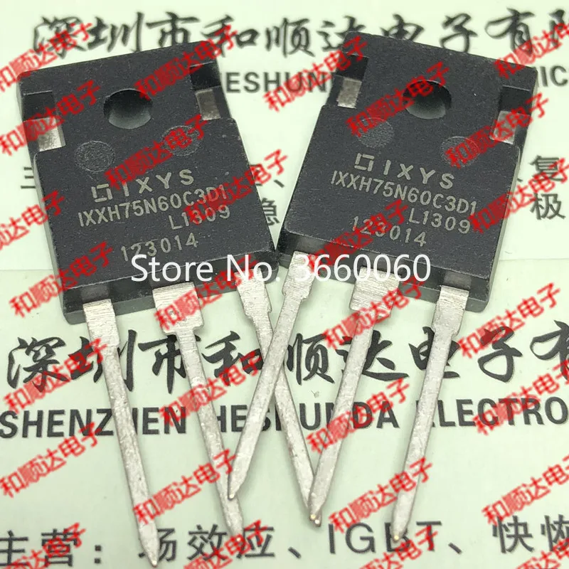 5 шт./лот IXXH75N60C3D1-247 IGBT600V 150A
