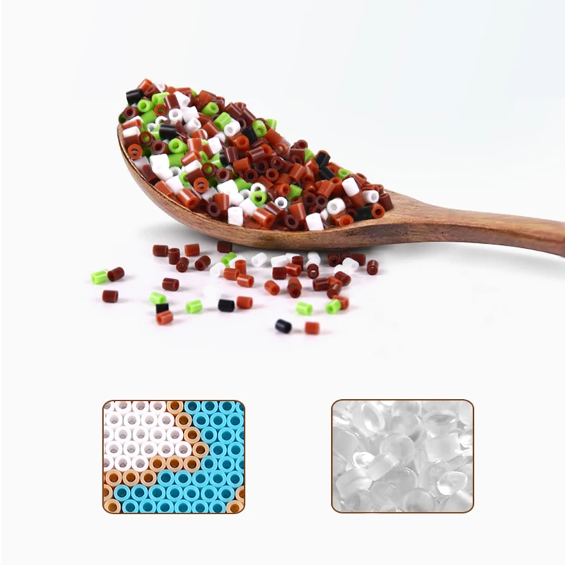 72 colors 24 colors 2.6mm Perler Fuse beads Iron beads Kit Hama beads 3D Puzzle DIY Toy Kids Creative Handmade Craft Toy Gift 5