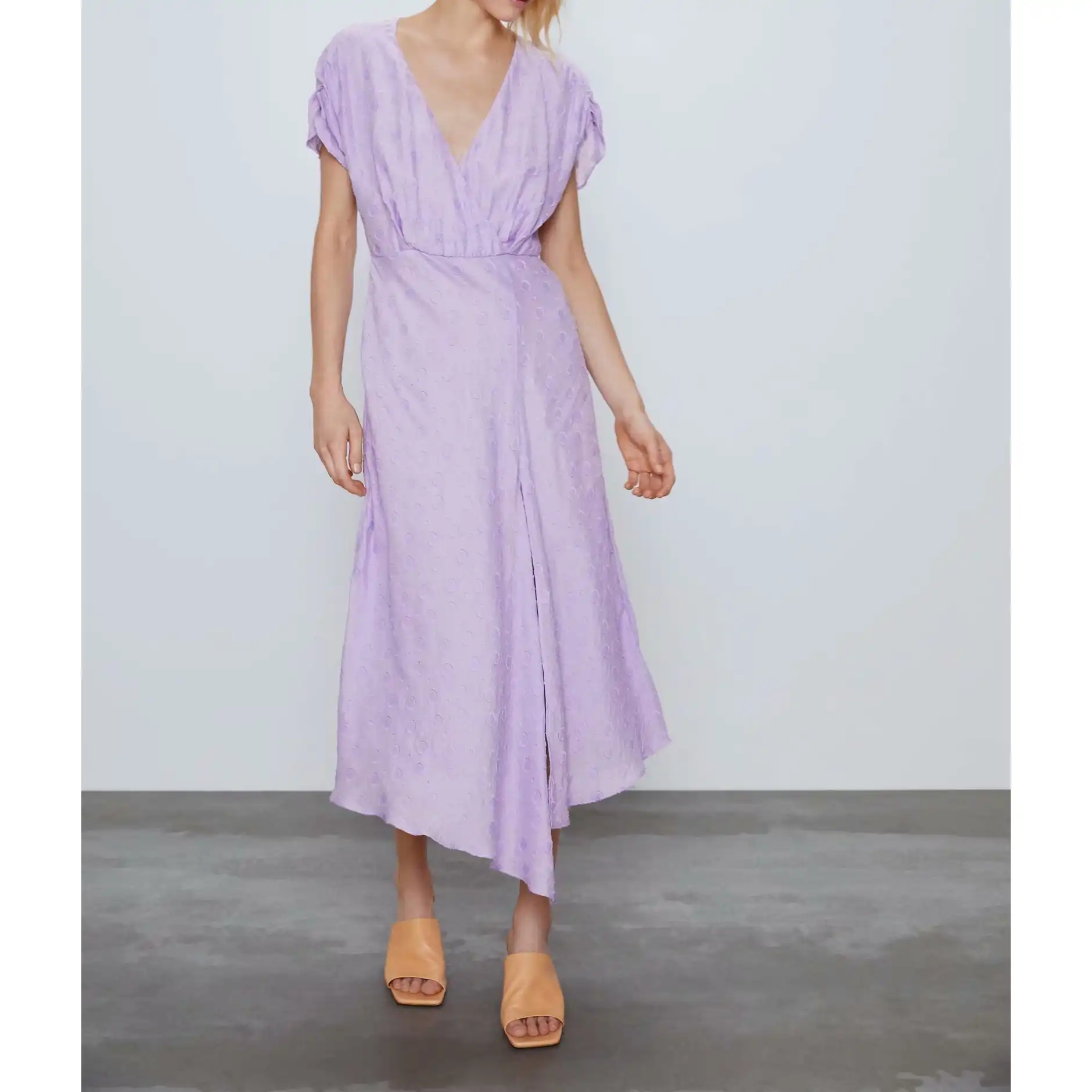 lilac casual dress