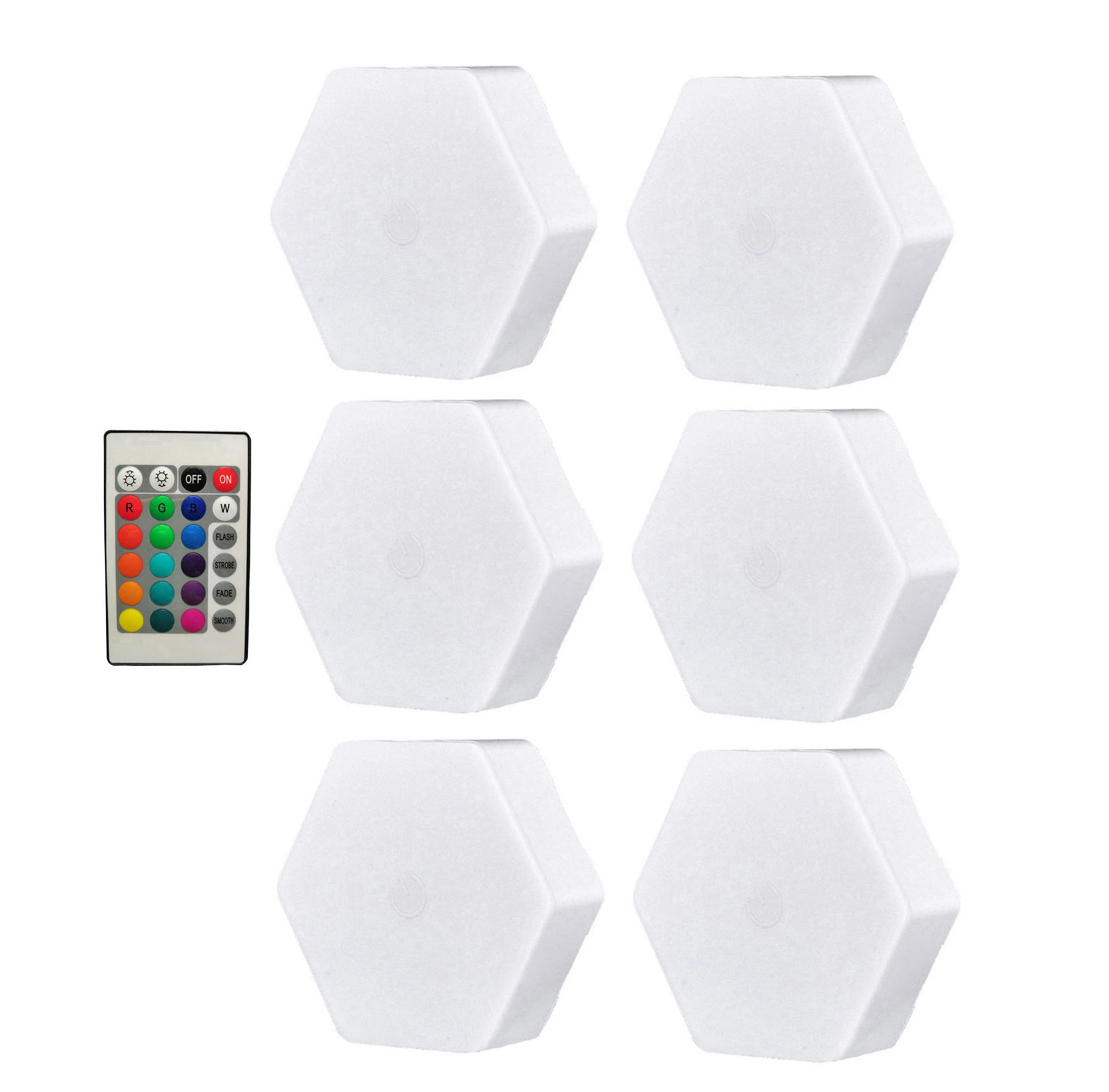 wall sconces for living room RGB LED Quantum Lamp Hexagon Light Touch Sensor RGBW LED Wall Lamp LED Honeycomb Light Colorful Modular Night Light For Bedroom plug in wall lights Wall Lamps