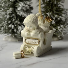 DEPARTMENT 56 Керамические ремесла снег дети золото ручная роспись украшения дома рождественские подарки