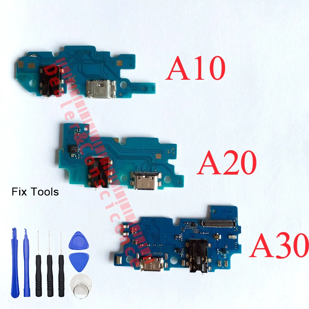 

1PCS For Samsung Galaxy A50 A40 A30 A20 A10 A105 A205 A305 A405 A505 Charge Charging Port USB Dock Connector Flex Cable+Tools