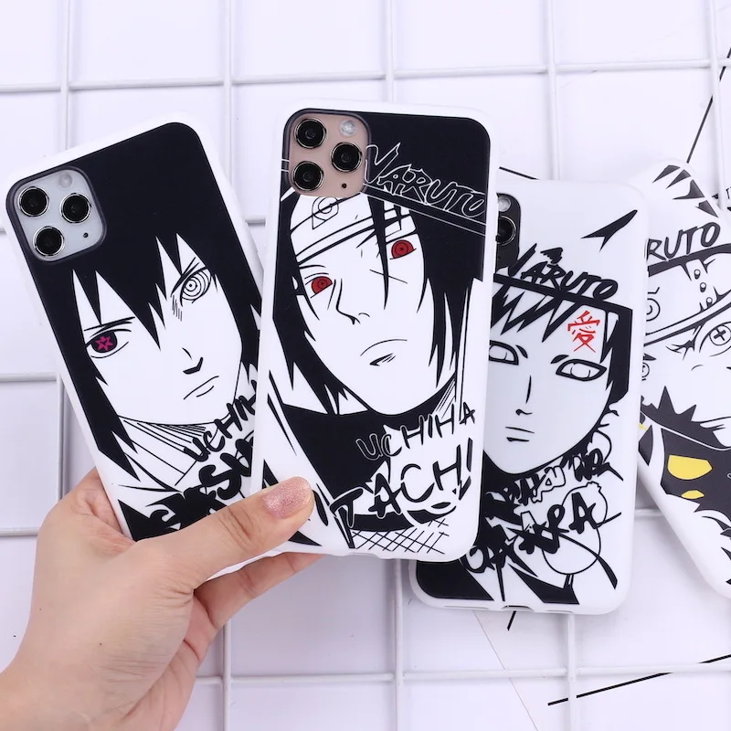 Bandai мультфильм Наруто искусственная кожа для IPhone13 Pro Max 11 12 Mini 7/8 Plus Xs Xr Tpu