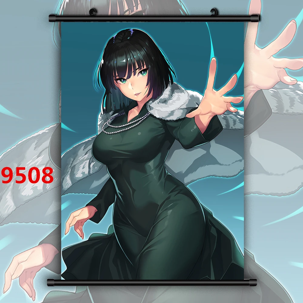 One Punch Man аниме Манга HD Печать настенный плакат свиток - Цвет: 9508