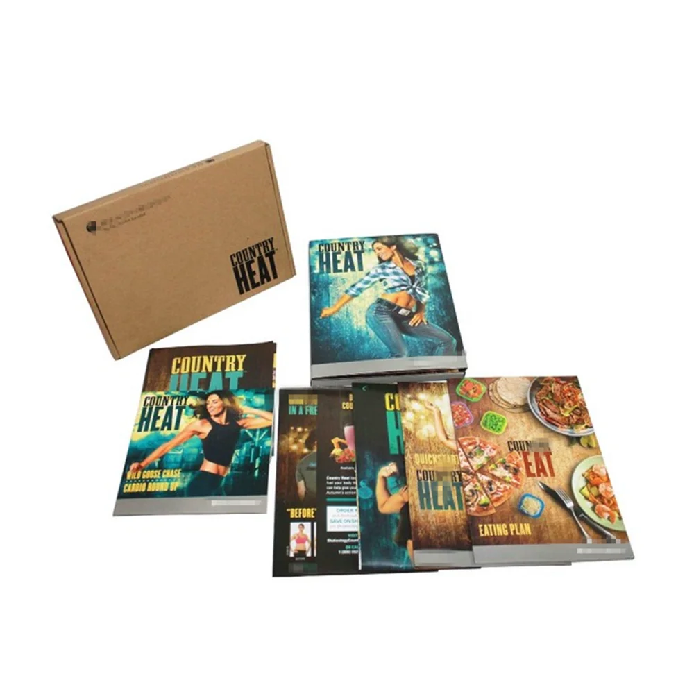 Идеальная упаковка для пляжного тела кантри теплового танца тренировки 5DVD набор+ кантри поппури DVD и план еды