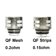 9/6/3 шт. замена катушки 0.2ohm QF сетки 0.15ohm QF полоски Vape обмотка сердечника для SKRR atomizer tank бак распылитель luxe 220 Вт комплект испаритель