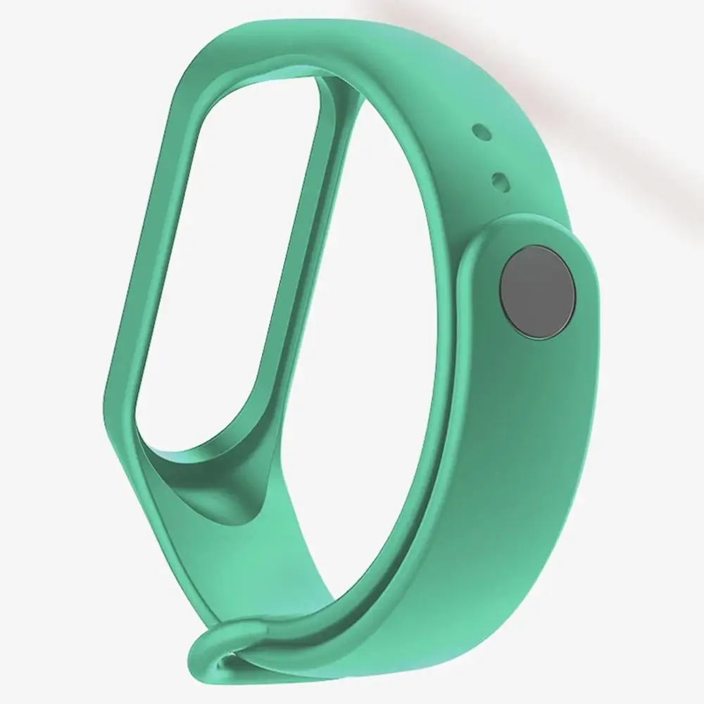 Цветной модный браслет для Xiaomi Mi, ремешок 4, замена спортивного ремешка, замена для силиконового ремешка - Цвет: water duck green