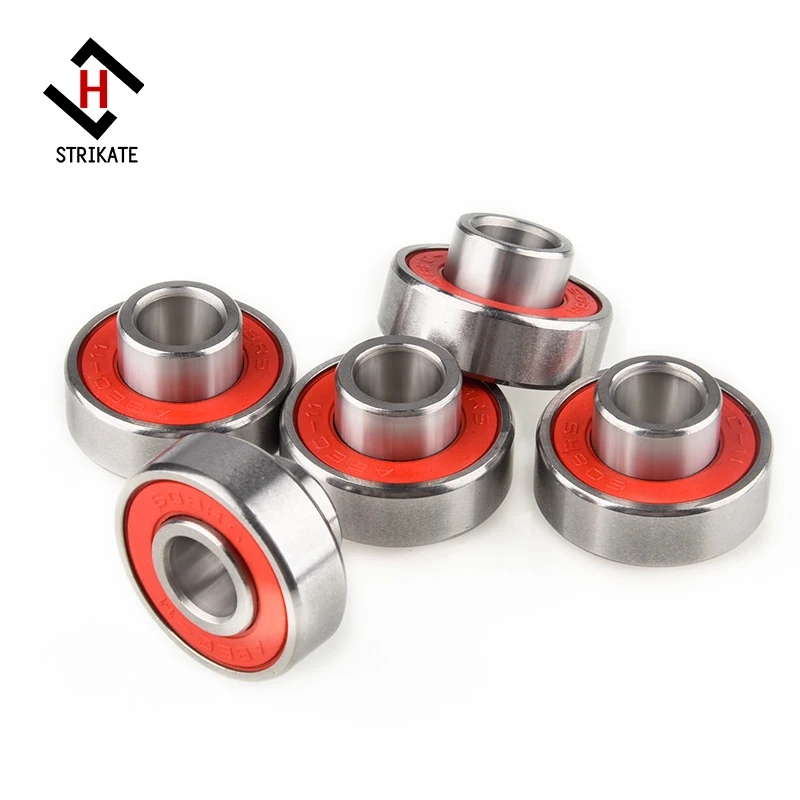 8Pcs 608Zz 608-2Rs Longboard Cuscinetto Integrato Skateboard Cuscinetto Roller Skate Cuscinetto