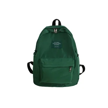 

Simple Men's Backpack High Quality Nylon Student Bag Tide Brand Campus Wild Girls Backpack Sports Bookbag Mochila Feminina