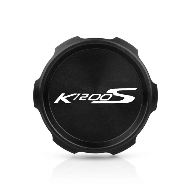 For BMW K1200S 2004-2008 2005 2006 2007 2009 K1200 K 1200 S 1200S Motorcycle Accessories Rear Brake Fluid Reservoir cover cap Black