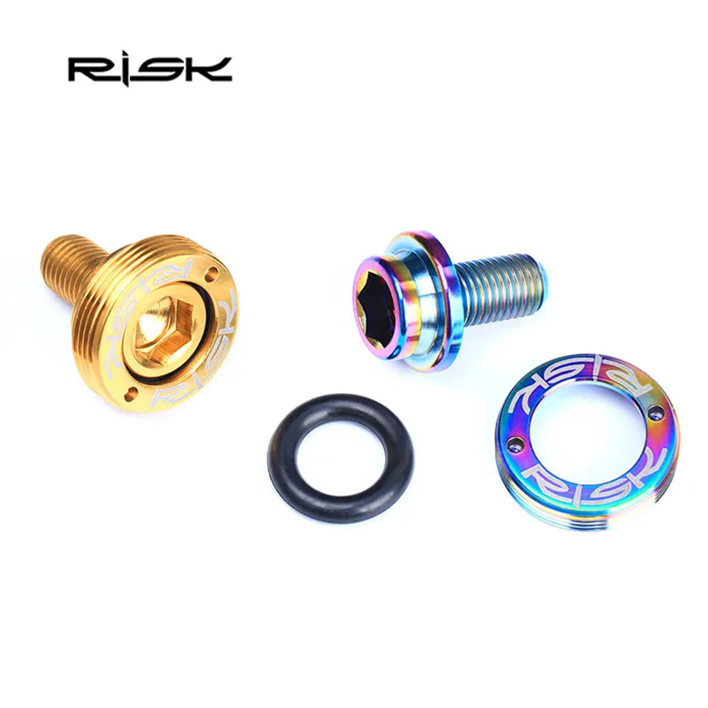 RISK 2 шт./лот M8 * 15 мм кронштейн для велосипеда болты из титанового сплава Велоспорт