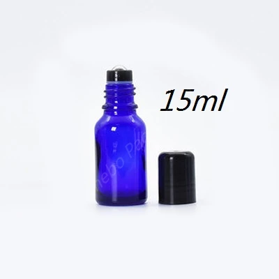 15ML 10 шт стеклянные флаконы для духов с рулоном пустые косметические эфирные масла для путешествий со стеклянным стальным шариковым роликом 5 мл-100 мл - Цвет: 15ML