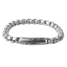 Ретро 316 из нержавеющей стали серебро/золото/черная цепочка браслеты для мужчин Байкер ручной цепи наручные браслеты дешевые ювелирные изделия