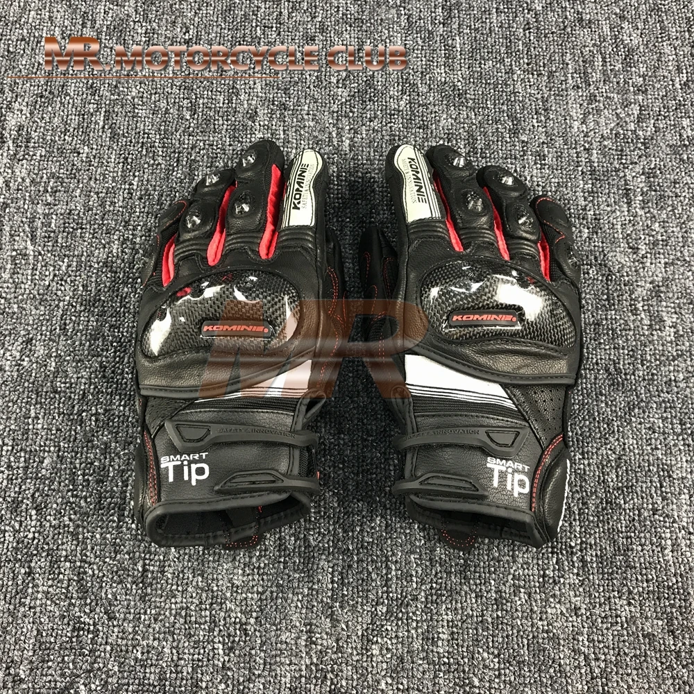 Komine GK-193 кожаные перчатки для бега перчатки для вождения мотоцикла