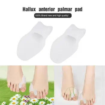

2 pcs Silicone Gel Foot Pad Corrector Fingers Two Hole Toe Separator Thumb Protective Correction Adjuster Hallux Valgus Guard