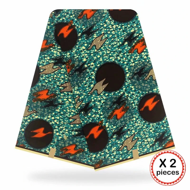 Ankara African Fabric 12 Yards Cotton Nigeria Style Sewing African Wax Print Fabric Ghana for Wedding Garment dress 11039