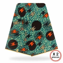 Ankara African Fabric 12 Yards Cotton Nigeria Style Sewing African Wax Print Fabric Ghana for Wedding Garment dress 11039