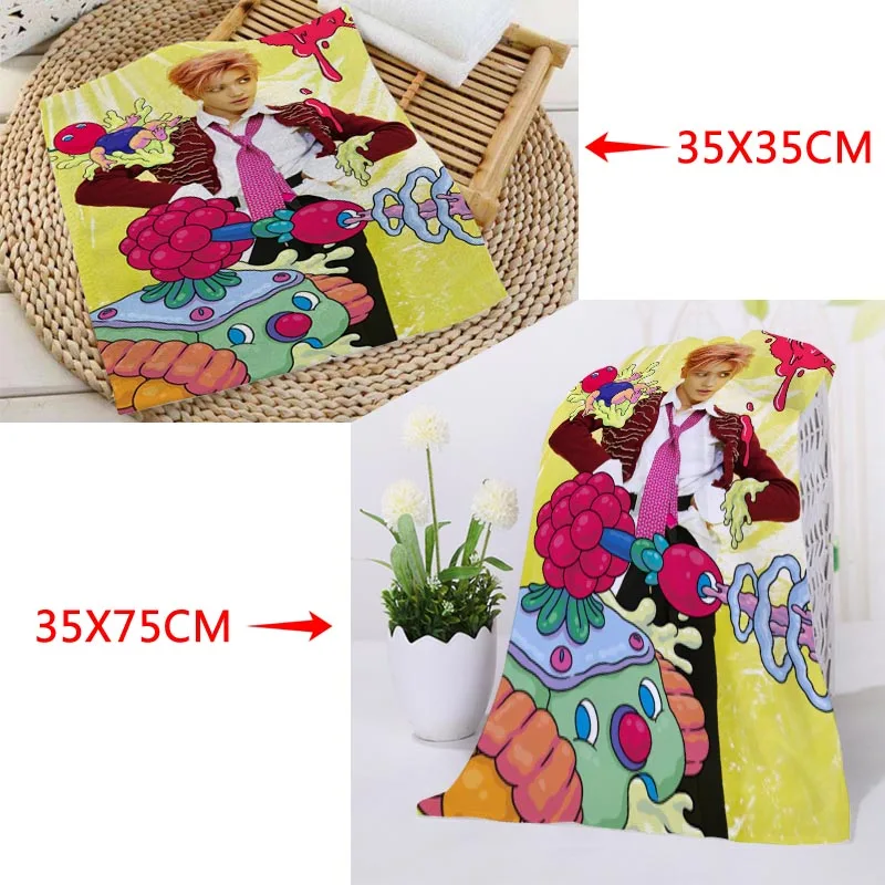20 Custom KPOP NCT Printed Square Towels Microfiber Absorbent Quick-dry Towel cotton Kids Beathroom washcloth handkerchief - Цвет: 20