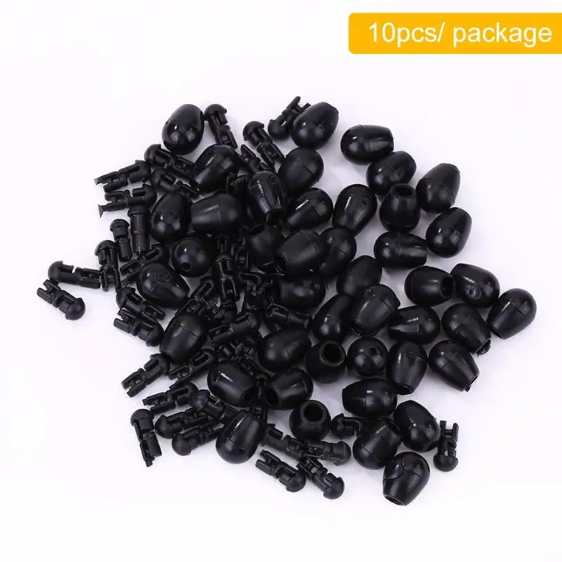 10/20pcs ABS Terminal Angling Tackle Lures Beads Accessories Baits Tools Fishing Quick Change Method Feeder Line Holder | Спорт и