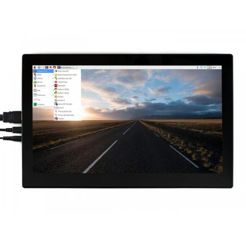 Waveshare 13,3 дюймов ips 1920X1080 Емкостный пресс-экран с закаленным стеклом для Raspberry Pi xbox 360 переключатель US Plug