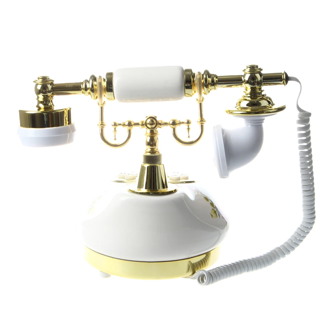 Умный стационарный телефон античный дизайнерский телефон ностальгия телескоп винтажный телефон керамический MS-9100 цветочный проводной телефон