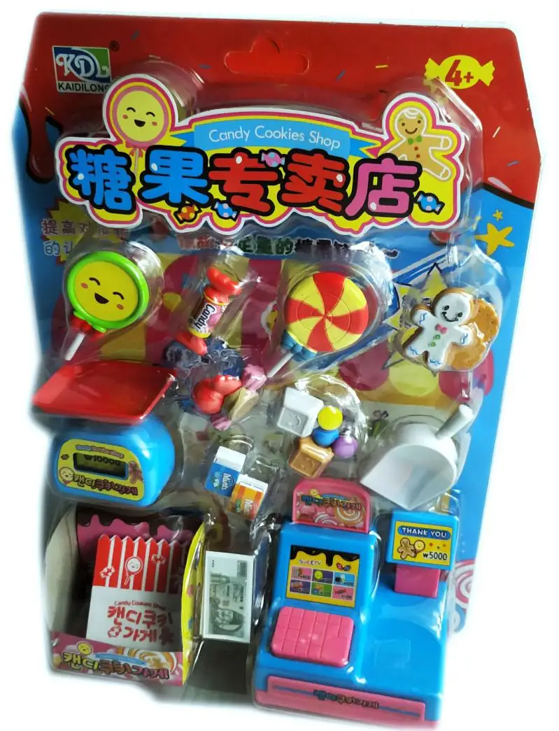 Мини Собака Кошка пончик магазин новые продукты модель для гурманов супермаркет Pet Catch Baby Machine пластик есть унисекс-игрушка