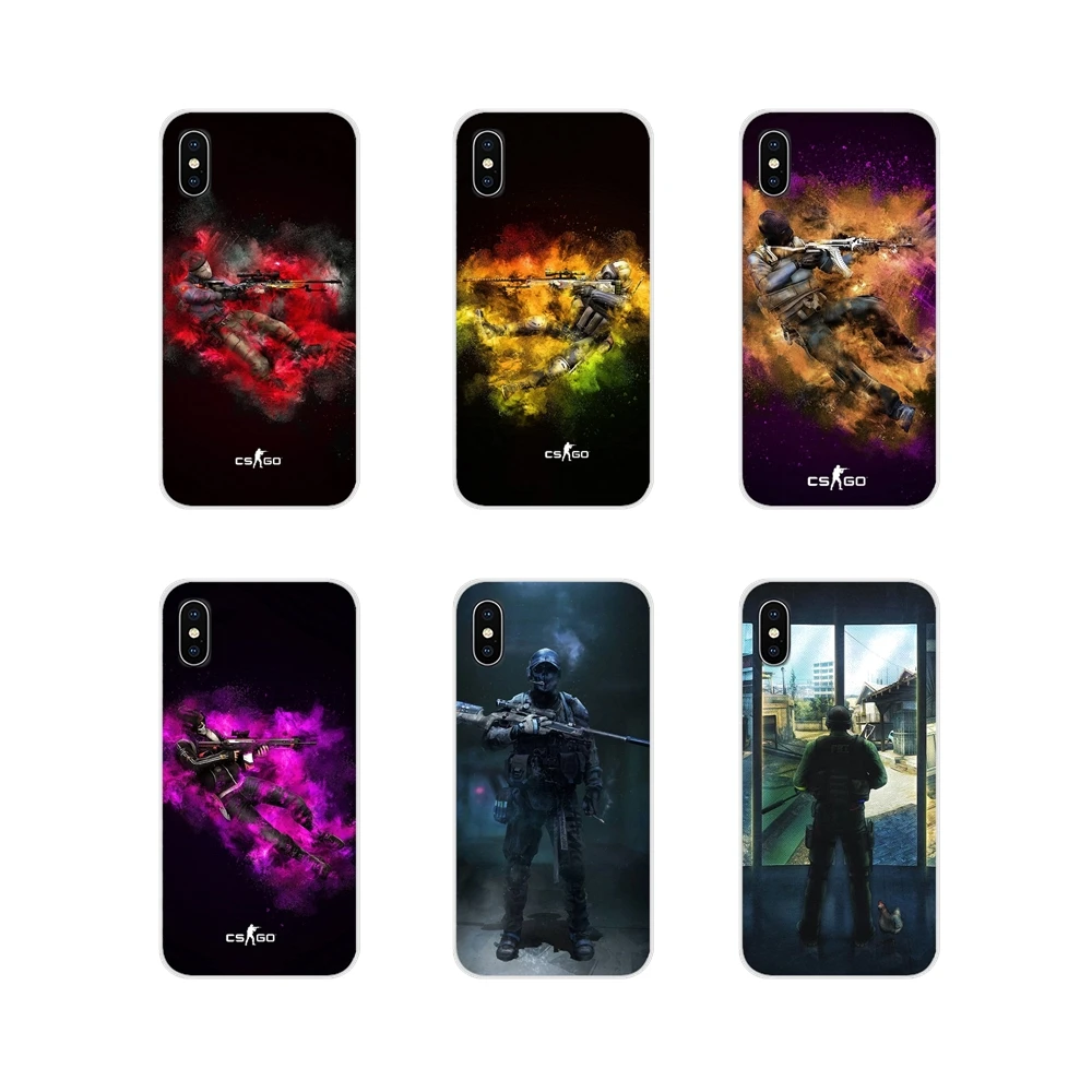 Мягкий чехол для Xiaomi Redmi Note 3 4 5 6 7 8 Pro Mi Max Mix 2 2S Pocophone F1 cs go Counter Strike Global offension csgo |