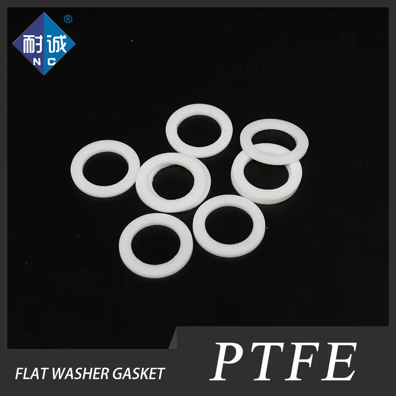 폴리 테트라 플루오로에틸렌 PTFE 가스켓 골판지 호스 수도꼭지 O-링 와셔 샤워 튜브 와셔 링용 플랫 가스켓 씰링 링