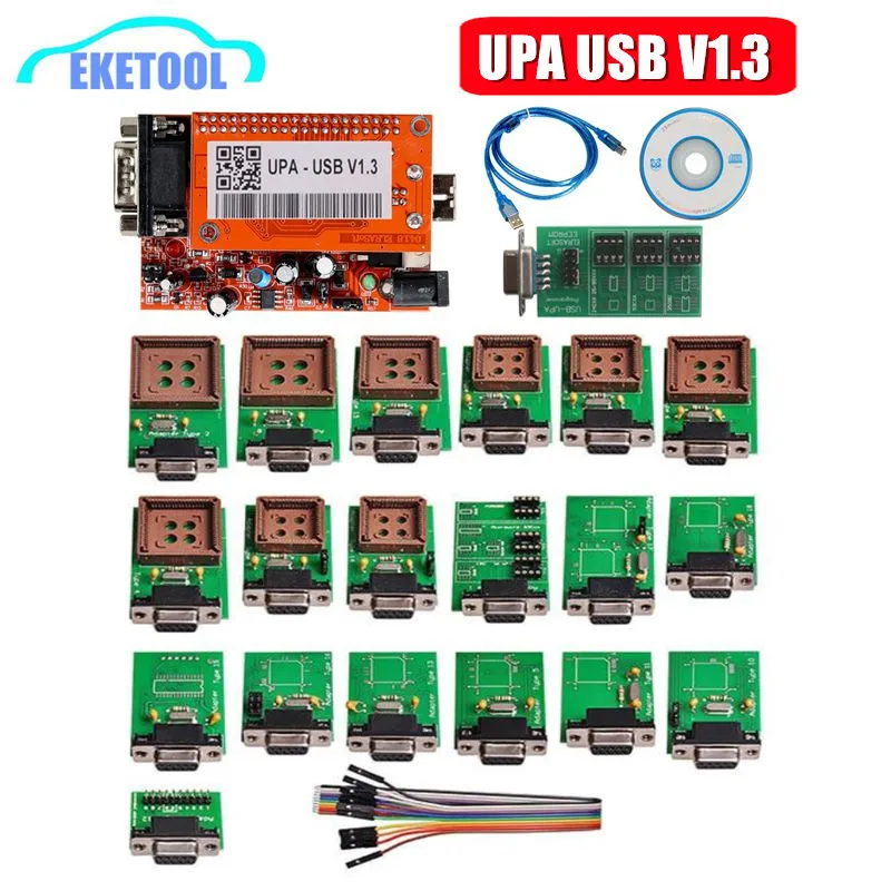 Программатор ECU UPA USB V1.3 адаптер EEPROM полный комплект Чип тюнинг 1 3 UUSP основной блок