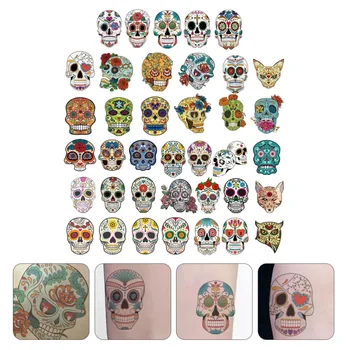 

50pcs Halloween High Quality Waterproof Tattooing Stickers Decorative Sticker Face Sticker