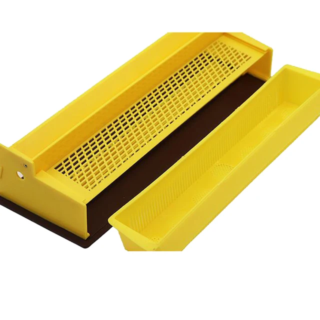 1 Beállított Méhészeti Pollencsapda Műanyag Pollen Kollektor Méhkas Tartós Bejárati Berendezés Szellőztetett Tálcával - Image 3