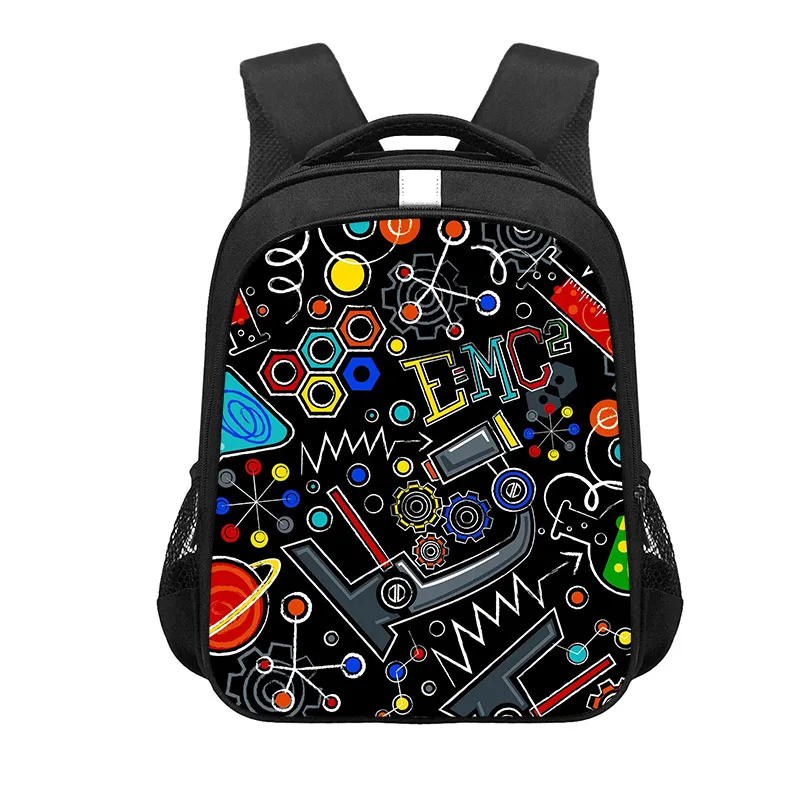 

13/16 Inch Math Formula Geometry Science Backpack for Teenager Boy Girl Daypack Children School Bags Women Rucksack Kid Book Bag