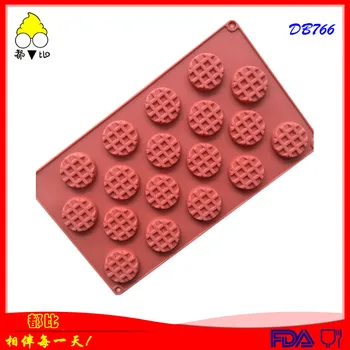 

than 18 Even DIY Kitchenware Cooking Dish Waffle Shape Silicone Mould Circle Cookie Cutter Decoration Bakery