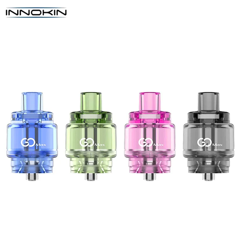 

INNOKIN GoMAX Disposable Sub-Ohm Tank 5.5ml Electronic Cigarette Atomizer 0.19ohm Plex3D Matrix Mesh Coil DTL Tank
