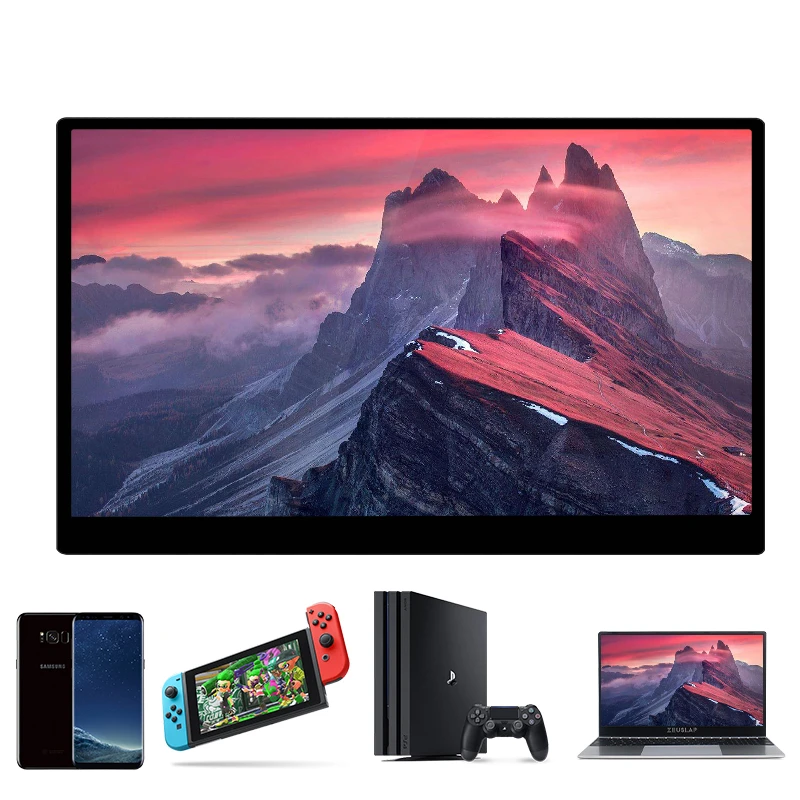 1" Портативный сенсорный монитор HD экран 1080p ips ЖК-Дисплей HDMI type-C USB для ноутбука телефона xbox переключатель ps4 игровой 8,9" монитор