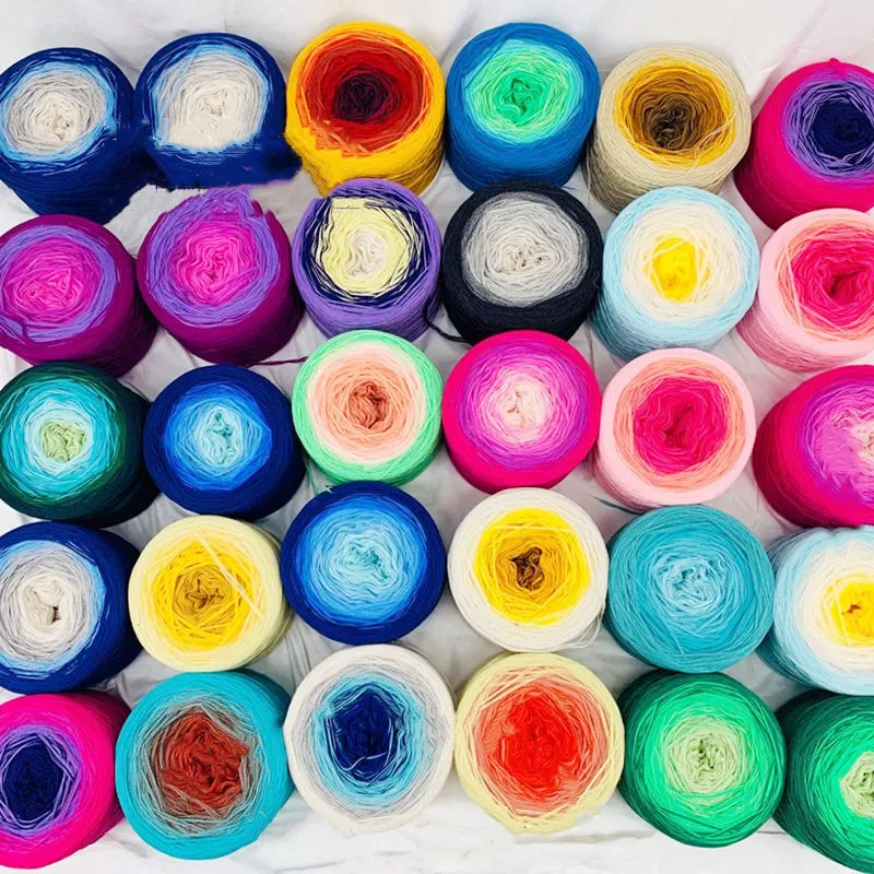 

100% Merino wool pure wool Yarn 300g Long Section Dyed Autumn sweatershawl diy handmade crochet Scarf thread for knitting